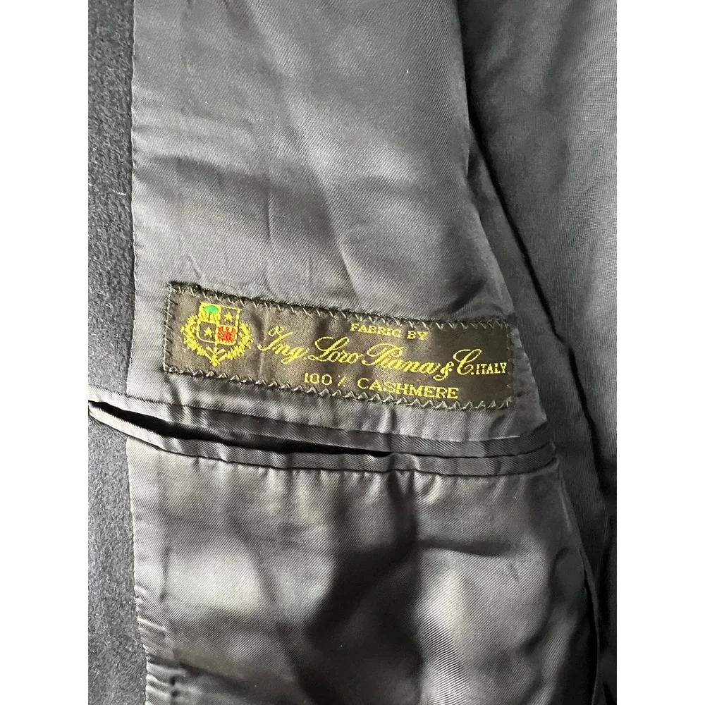 Loro Piana Brooks Brothers Cashmere Blazer Men Navy Full Lined Preppy‎ Old Money